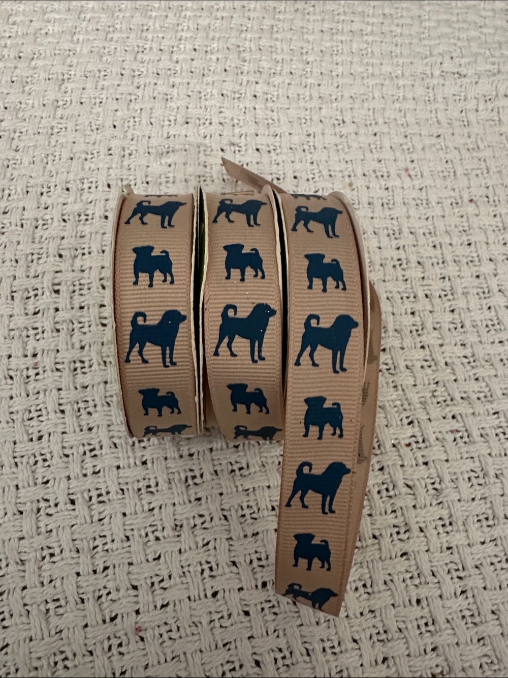 Lot of 3 rolls Dog ribbon craft pet ribbon